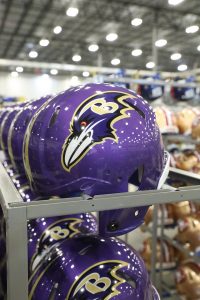 Baltimore Ravens NFL Riddell Purple Replica Mini Helmet Flash Alternate