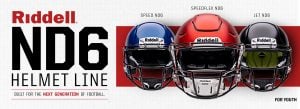 Riddell ND6 Football Helmet Line